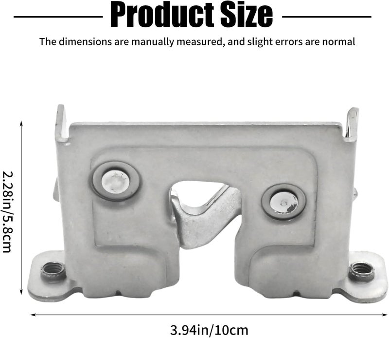 SYOWADA 51237115229 Front Left Right Lower Hood Lock Latch Kit, Replacement for BMW 128i 135i 325i 328i 330i 335i 525i 528i 530i 535i 545i M3 M5 X1 X3, Replaces 51237008755 51234356263 - Image 4